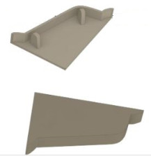 Заглушка пласт flora antiche левая KORNER