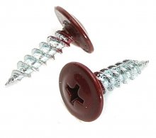 Саморезы для крепления металла до 2,0мм 4,2х16 со сверлом  RAL 3005 винно - красный