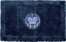 Коврик для ванной комнаты Royal NEW акрил 60х100 blue NEW NH-HLFT21080/1