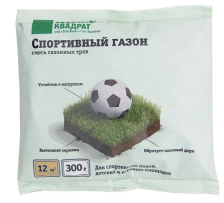 Трава газонная Зеленый квадрат 0,3кг Спортивный