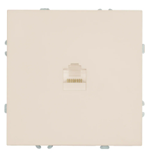 Розетка компьютерная 1-м RJ-45 Эмили RST00-5117-08 кашемир