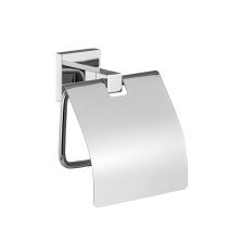 Держатель для бумаги с крышкой GFmark квадрат, хром 84003