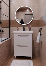 Тумба с раковиной VAKO Фокс COMA -60 2 ящика 20682