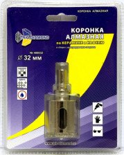 Коронка алмазная по кафелю и керамике 32мм TRIO DIAMOND с центрирующим сверлом 400032