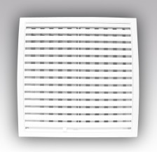 Решетка вентиляционная 150х150 со шторками (1515РРП)