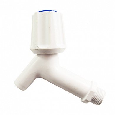 Кран водоразборный диам 15 пластик