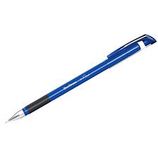 Ручка шариковая синяя 0,3 мм Berlingo xFine грип, корпус ассорти