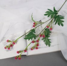 Цветы искусственные Мимоза садовая люкс 60см сиреневый 10526758