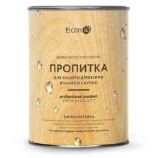 Пропитка для бань и саун Elcon Sauna Natural (0,9 л) Elcon