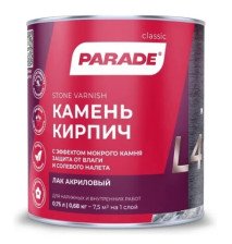 Лак Камень & Кирпич акриловый L40 (0,75л) Parade