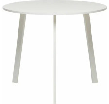 Стол Leset Юка 900х900х750 (белый текстурный/белый)