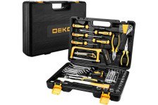 Набор инструмента 89пр для дома и авто в чемодане Deko DKMT89