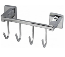 Вешалка 4 крючка BRUKLIN BR-86005-4 хром