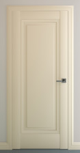 Полотно дверное ДГ800 Classic Baguette Неаполь В3 Матовый кремовый (Zadoor)