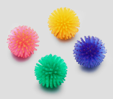 Игрушка для кошки шарик игольчатый, мягкий 3,5см микс 1120945