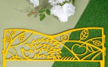 Заборчик декоративный пластиковый Ежик