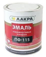 Эмаль ПФ-115 черная (1,9кг) Лакра