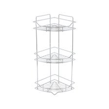 Полка MILARDO Grid 3-ярусная угловая GRICC3CM44 сталь/никель-хром