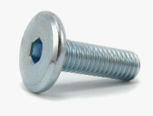 Болт М6х25 мебельный с внутренним шестигранником, оцинкованный