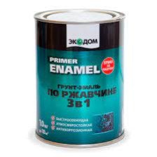 Грунт-эмаль по ржавчине 3 в1 серая (2,2кг) ЭкоДом