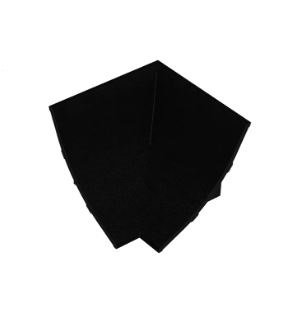 Угол внутренний пласт 23мм черный KORNER