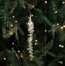 Украшение новогоднее 16х3см 4630615517516