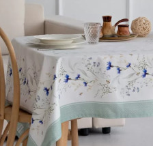 Скатерть хлопок 145х220 Васильки Listelle
