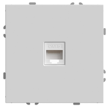 Розетка компьютерная 1-м RJ-45 Эмили RST00-5117-01 белый фарфор