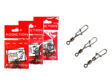 Застежка с вертлюгом Extreme Fishing ADD 51-01 №12 тест 10кг
