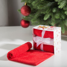 Полотенце махр 30х30 Этель Новый год: Hello winter 3 пр 7328938