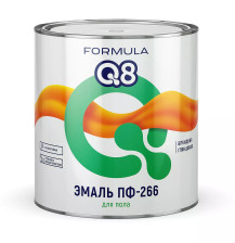 Эмаль ПФ-266 красно-коричневая (2,6кг) Formula Q8