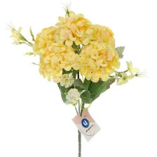 Букет Гортензия 30см (желтый) 993-0488