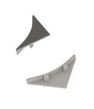 Заглушка пластиковая 23 мм дымчатый Россия KORNER