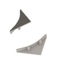 Заглушка пластиковая 23 мм дымчатый Россия KORNER