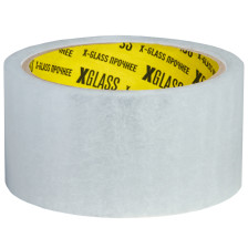Скотч 50ммх50м X-Glass 43мкм белый