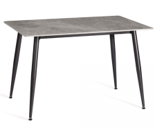 Стол Austen 120х80х75 Керамика серый глянец/Черный