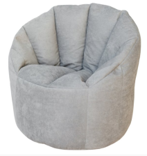 Кресло Пенек Зефир Серый