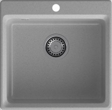 Мойка 510х500 искусственный камень серый GF-LV510