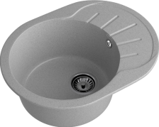 Мойка 580х450 искусственый камень (310) серый GF-R580L(GF-58)