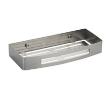 Полка нерж сталь BRIMIX прямая, литая, 1-ярусная, сатин 5655-S