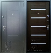 Дверь Модерн Букле (венге) 3 конт. 960х2050 Левая