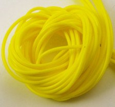 Кембрик силиконовый желтый d=3мм длина 1м 16138