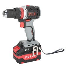 Шуруповерт PIT PSB20H-10C/1 аккумуляторный (20В, 40Нм, 1x2Ач, бесщеточный)