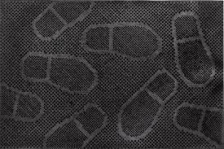 Коврик резиновый Ботинок 45х75см (PIN MATS)