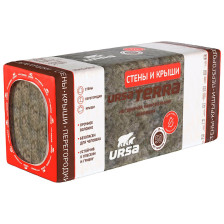 Утеплитель URSA Terra 37 PN Стены и крыши-10-1200х610х50 7,32 м2 0,366 м3