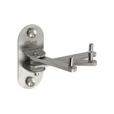 Крючок тройной GFmark поворотный нерж сталь/сатин 80133