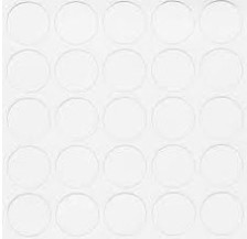 Заглушка самоклеящаяся d=14 белый альпийский 321 (25шт)