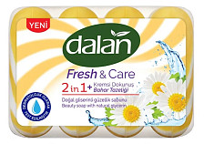 Мыло DALAN Fresh & Care 4x90г Весенняя свежесть экопак