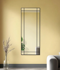Зеркало Ветра 600х1500 черная краска, гор/вер