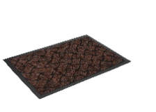 Коврик влаговпитывающий 50х80см Крафт (коричневый)